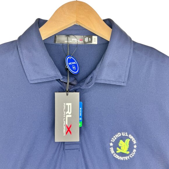 RLX Ralph Lauren NWT 122 US Open The Country Club Polo Shirt Size XL - Picture 3 of 11